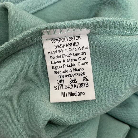 Xtaren | Mint Sage Simple Tank Dress - Picture 7 of 9